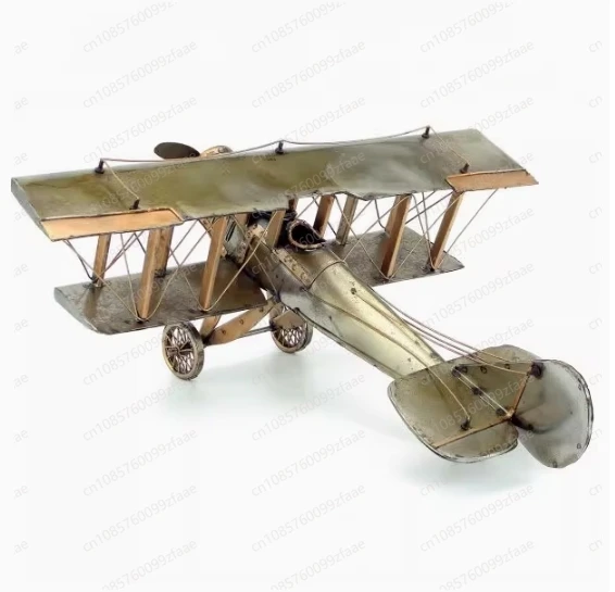 

Винтажный кованый металл, цвет антикварных поделки 1916 года, модель самолета American Curtis Jeanne, аксессуары для дома