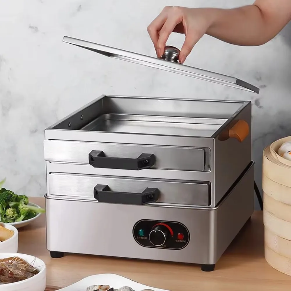Small rice noodle machine for home use, multi-functional, 304 stainless steel, mini type, for steaming small steamed buns