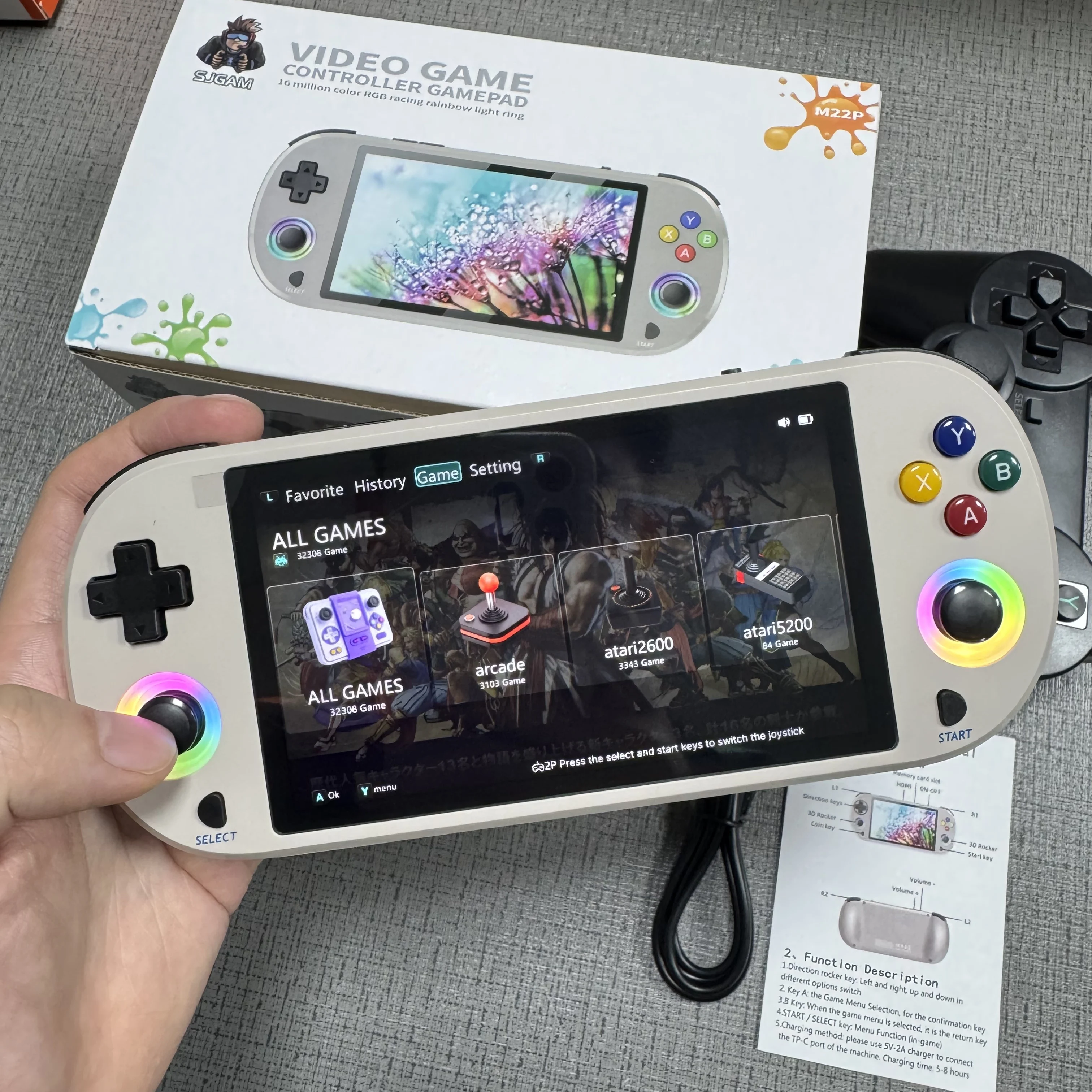 Gaming Console Youtube - Nowa przenośna kieszonkowa konsola do gier