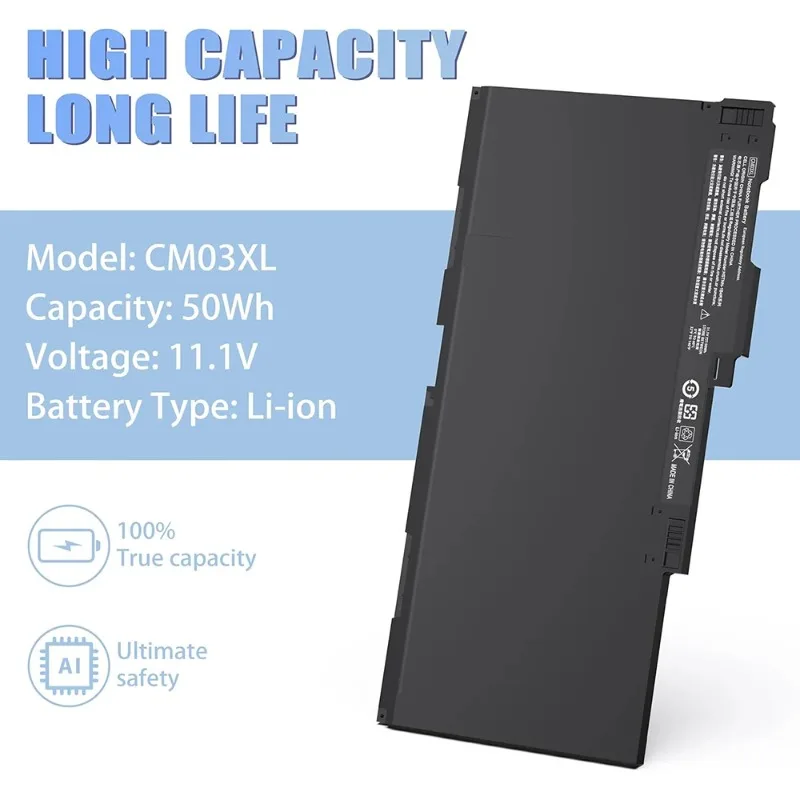 CM03XL CM03 Laptop Battery for HP EliteBook 840 845 850 855 740 745 750 755 G1 G2 Series Notebook CO06XL 716724-421 717376-001
