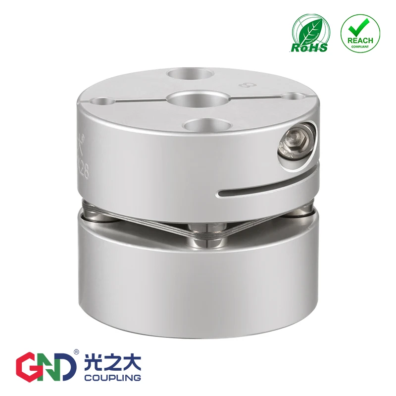 

Flexible shaft coupling cardan GND aluminum D26 L26 single 5 8mm diaphragm clamp for CNC hollow encoder stepmotor connect