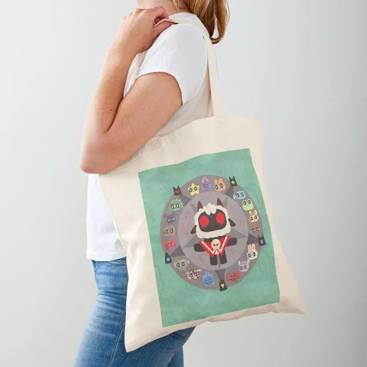 Cult of the Lamb Summoning Circle Tote Bag Candy bags Beach bag Gift bag Canvas stote