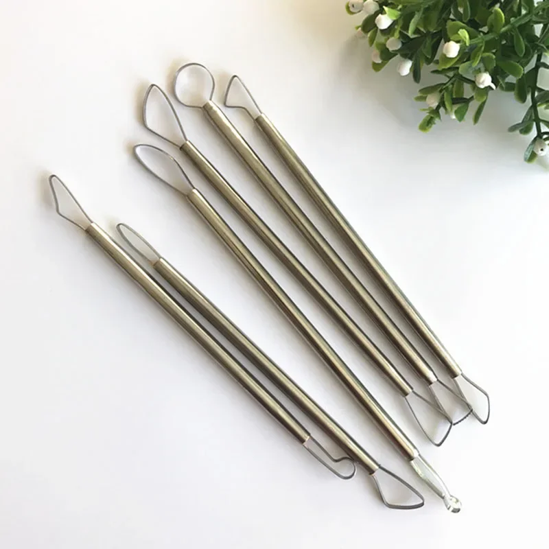 1 PCS Stainless Steel Scraper Clay Sculpting Tool Carving Pottery Ceramic Tools Polymer DIY Accessory Clay Sculpting Tools