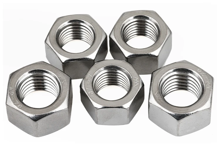 Left hand fine thread nut M8 M12 M14 M16 M20 M22 M24 M30 M33 304 Stainless Steel Reverse Teeth Hexagon Nut Screw Cap