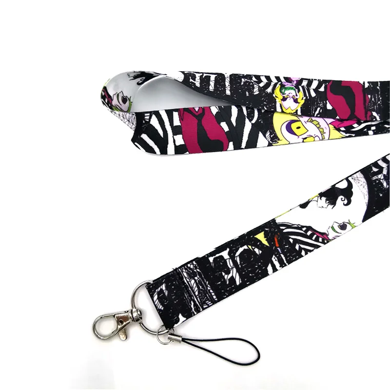 تيم بيرتون فيلم الأفعى الحبل بطاقة الائتمان معرف حامل حقيبة الطالب النساء غطاء بطاقة السفر شارة سيارة المفاتيح الزينة