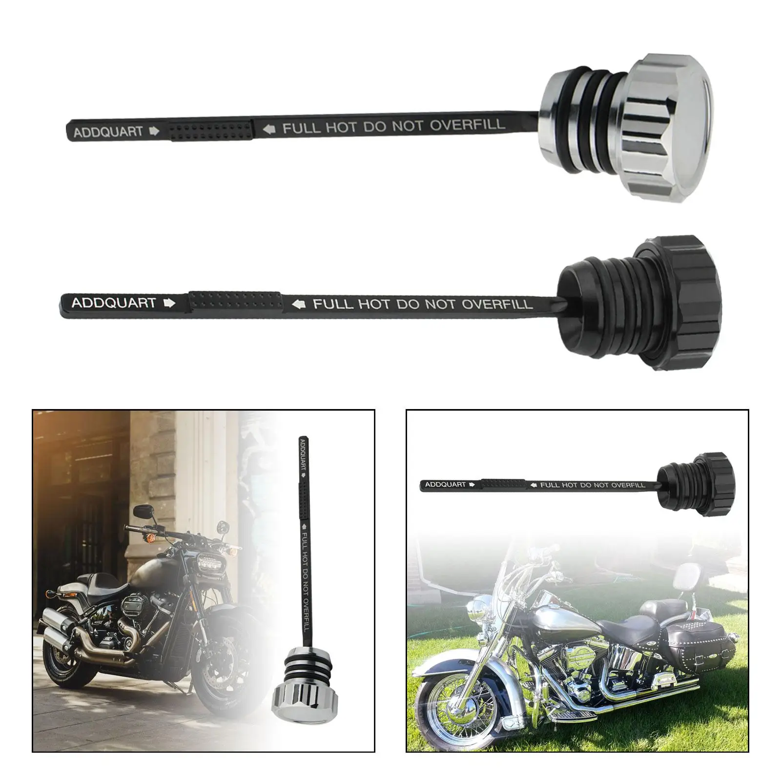 

Motorcycle Oil Dipstick for Touring FLT Flht Fltr Flhx Road King 00-06