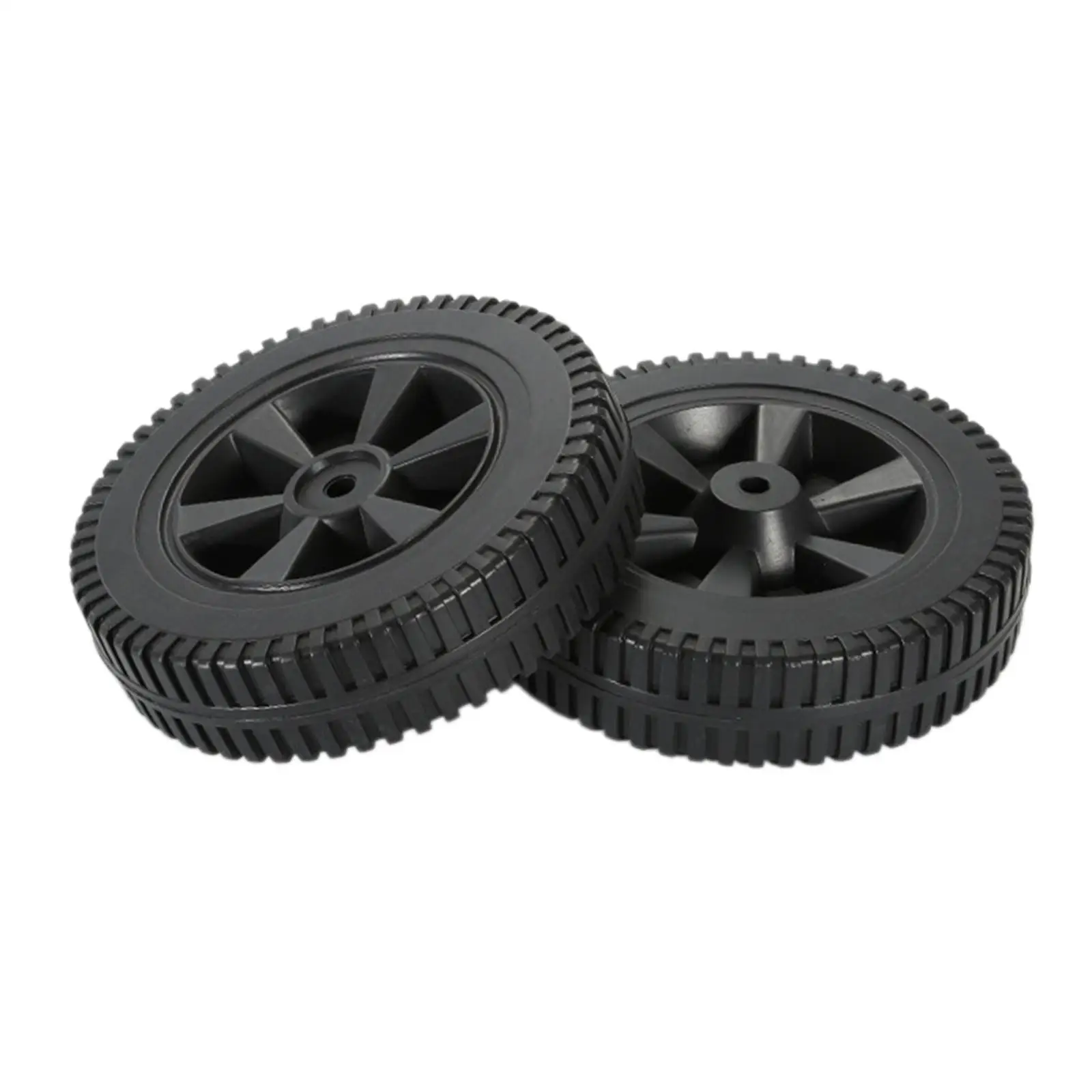 BBQ Grills Wheel Dustproof Garden Easy Install Universal Wheel Wear Resistant BBQ Accessory 1 Pair 8 Inches Replace Parts