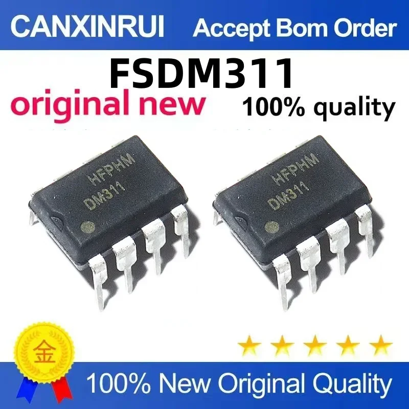 

(5-100 pieces) FSDM311 new direct insertion DM311 DIP-8 original stock LCD power supply