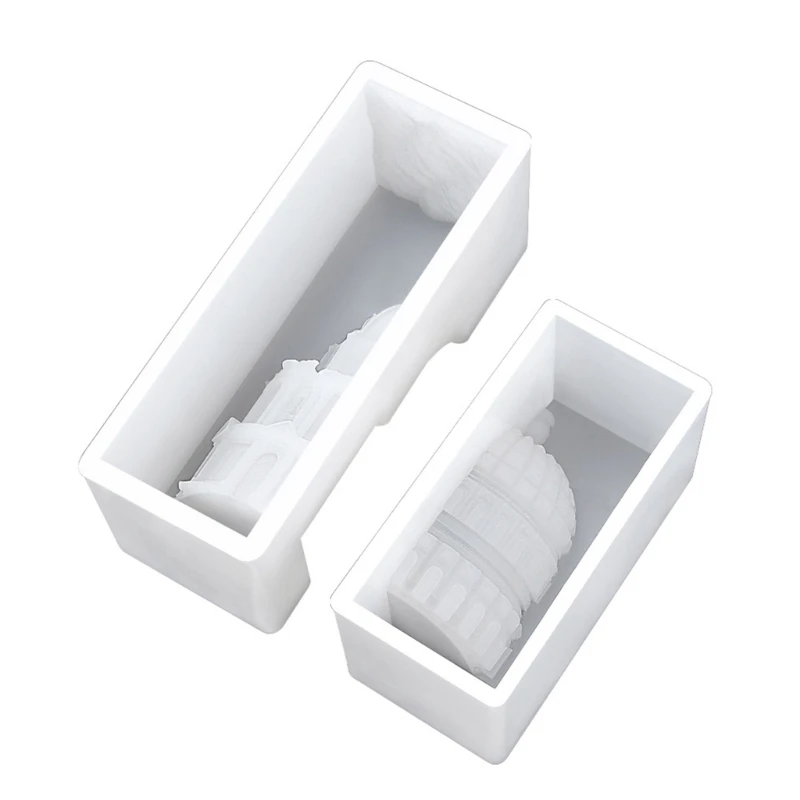 Resin Epoxy DIY Epoxy Temple Church Ornament Silicone Mold Jewelry Making