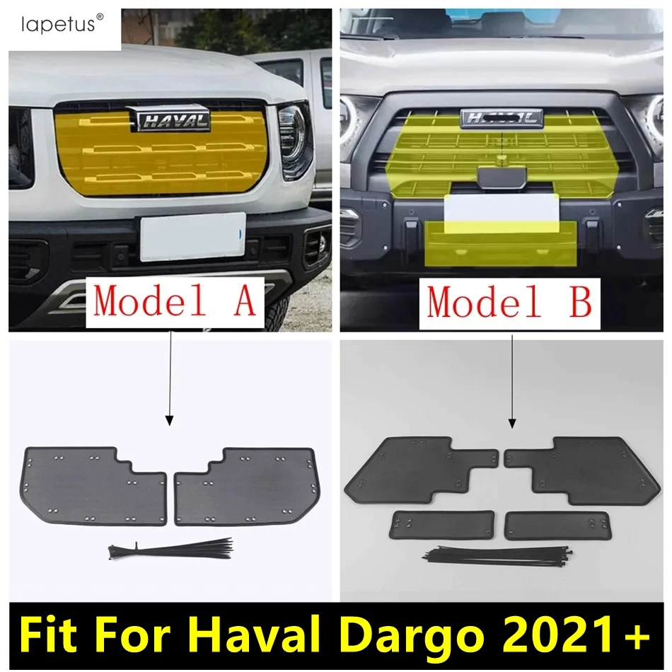 

Car Front Grille Insect Insert Screening Mesh Net Protection Molding Accessories Exterior Refit Kit For Haval Dargo 2021 2022