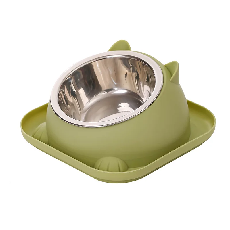 Oblique Mouth Cat Bowl Dog Food Bowl Anti Pet Bowl Anti Ant Square Bottom Water Bowl Anti Overturning Dog Rice Bowl