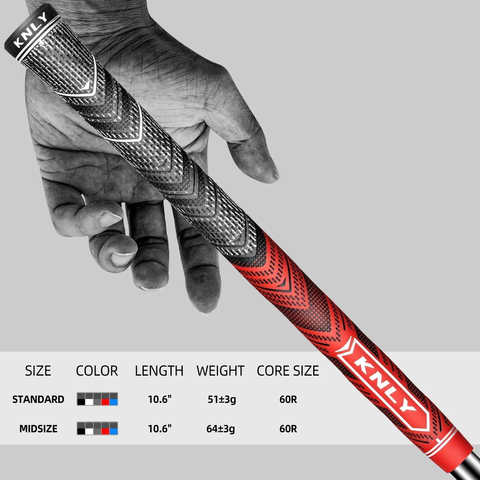 

Golf Grip 13pcs/lot Golf Club Grips Midsize Standard Golf Grips Rubber Cotton Yarn Iron and Wood Grips