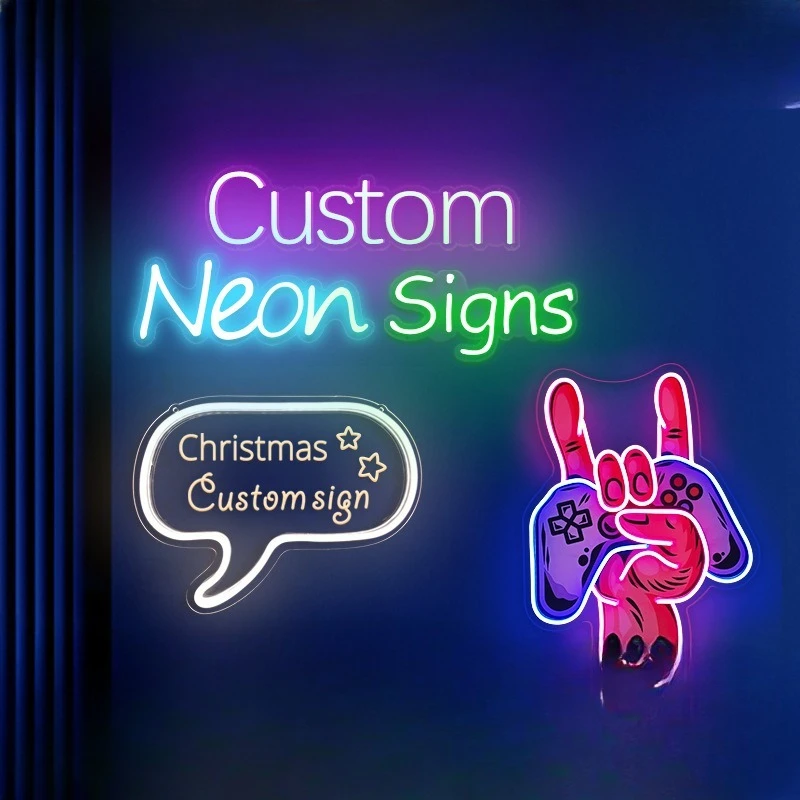 Customized neon sign Customized bar billboard led luminous word light sign shape letter decorative light
