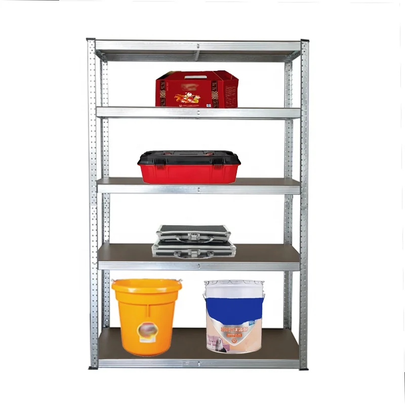 

New Arrival 175kg Capacity FSC Certified MDF Shelves Clip-System Metal Stacking Racks