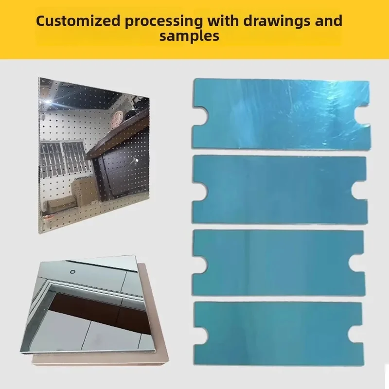 High Definition Mirror Finish Aluminum Alloy Sheet Precision Polished For Curtain Wall And Ceiling Custom Thick 1-5mm