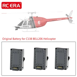 RC ERA Oryginalna bateria LiPo 7,4 V 350 mAh do części zamiennych do helikoptera RC C138 BELL 206.