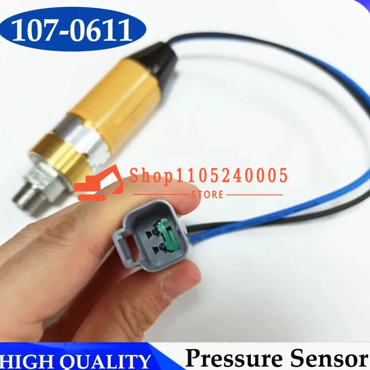 107-0611 1070611 أجزاء آلات البناء مفتاح مستشعر ضغط الزيت لمحرك E330B 3114 3116 #4