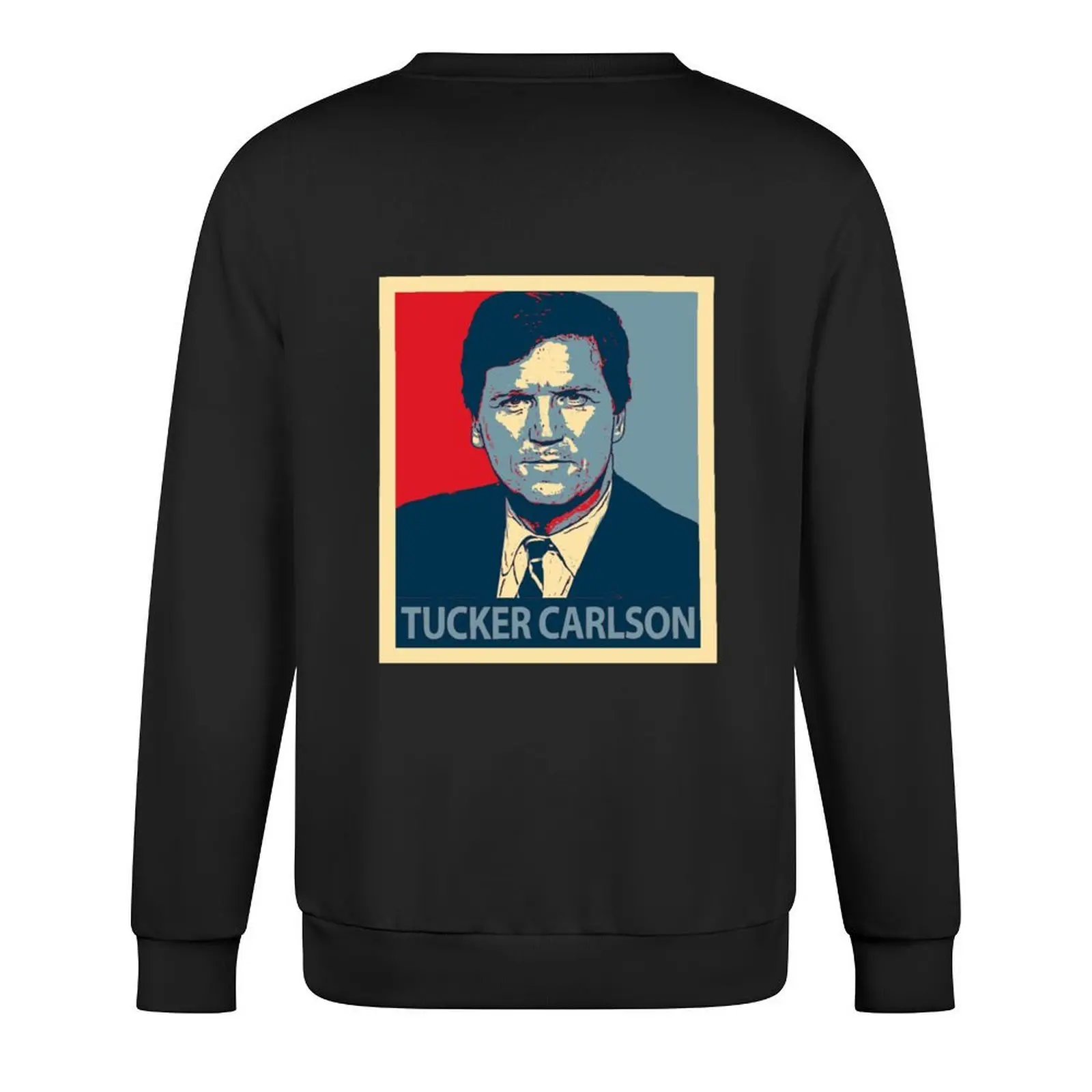 tucker carlson meme Pullover men's sweat-shirt set japanese style autumn jacket men mens clothing sweatshirts for men