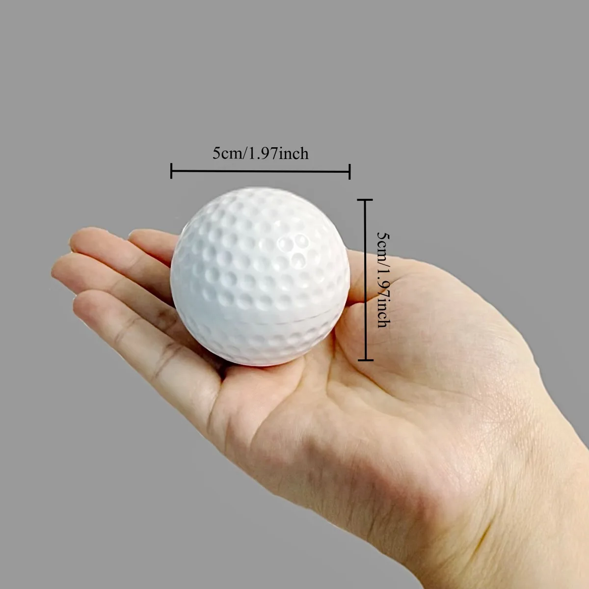 2 Inch 5cm Golf Ball 3 Layer Zinc Alloy Herb Grinder Pollen Catcher Cleaning Brush Magnetic Closure Manual Smoking Tool Gift - view 3