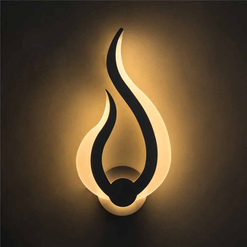 Unique Creative Modern LED Lamps Minimalist Shape Aisle Staircase bedroom Wall light Indoor Lighting Wall Decor Luxury Light