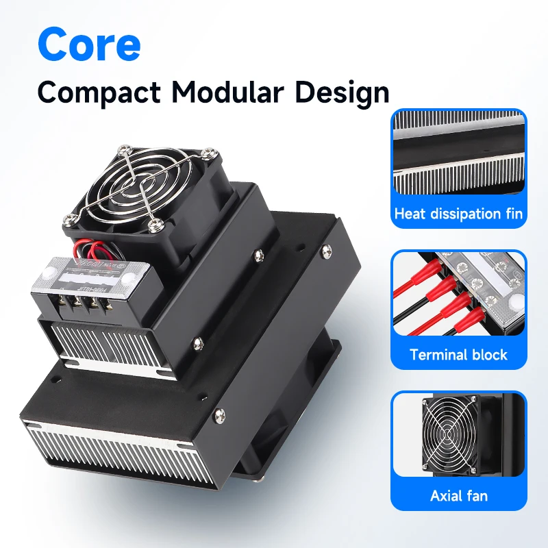 ENMG Cabinet Semiconductor Cooling Kit-12V Peltier Cooler, Eco-Friendly&High-Efficiency DIY Module for Small Space Refrigeration