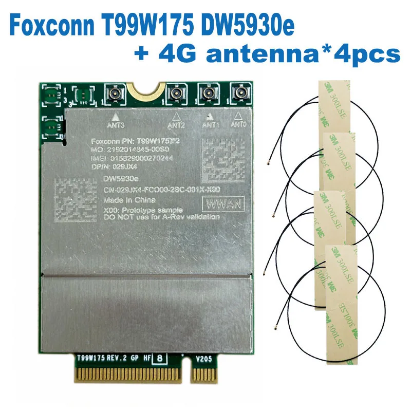 Foxconn T99w175 Dw5930e X55 5G Module Dp/N 0Cgxhg Voor Dell Laptop Breedtegraad 5430 7330 7430 7760 9420 9520