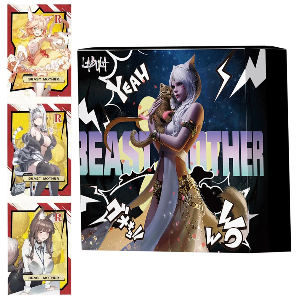 Beast Mother Collection Card For Children Goddess Story Boa·Hancock Kamado Nezuko Bulma Exquisite Limited Game Card Kids Gifts