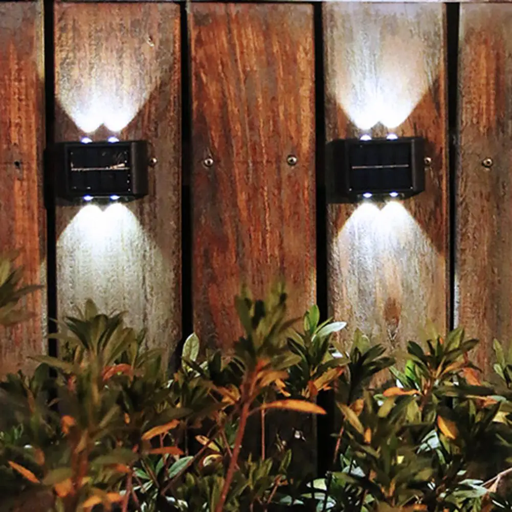 

Водонепроницаемая настенная лампа, светодиодный светильник на солнечной батарее, для наружного сада, водонепроницаемая настенная лампа с автоматической зарядкой, Ip65