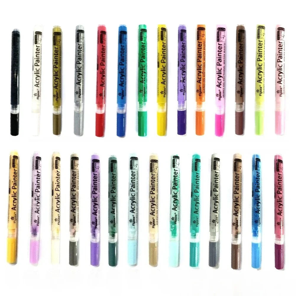 5 قطعة نادي الغولف تغيير لون القلم 0.7 مللي متر علامات الطلاء القلم مع واقية من الشمس قوية مقاوم للماء تغطية قوة ملحقات الغولف #4