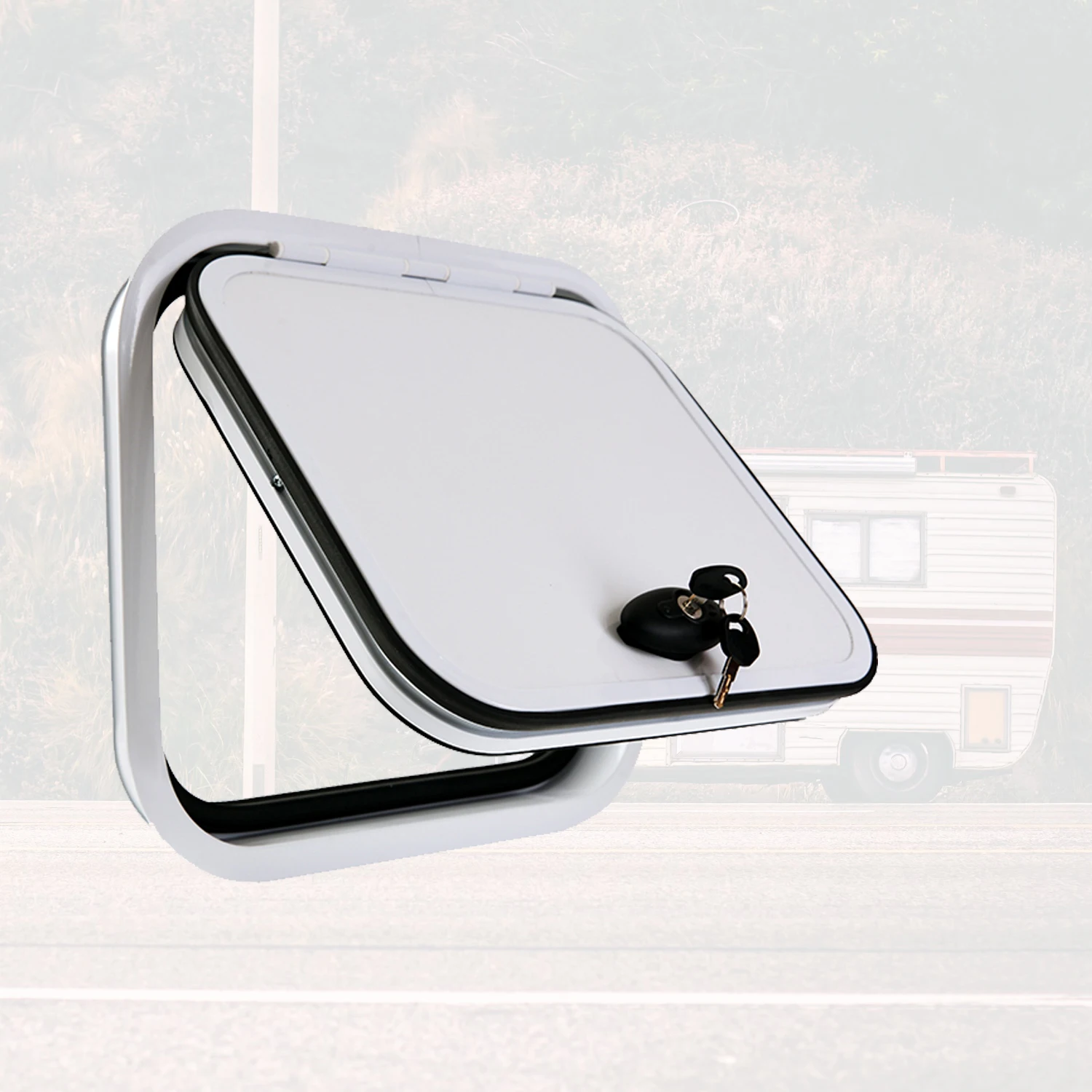 

15LD R70 RV DOOR Прямые продажи с фабрики, угол открытия 180 градусов, белый, черный или другой индивидуальный цвет