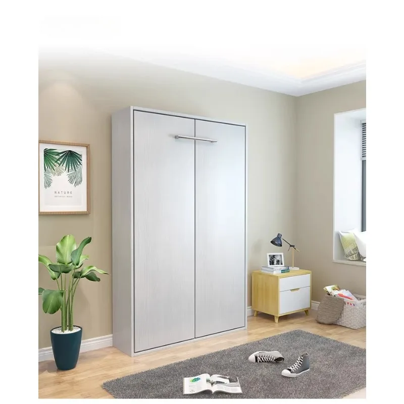 Home Invisible bed, wall , wardrobe, integrated study folding bed, side-turning multifunctional hidden , Murphy bed hardwa