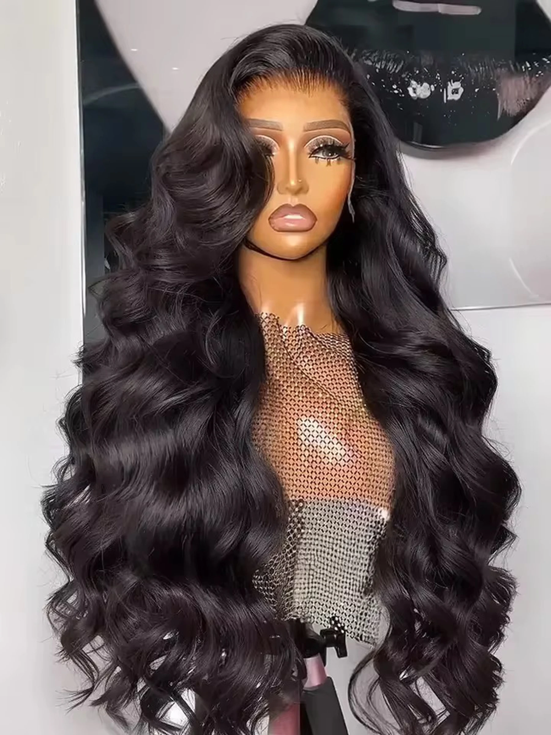 

Мягкий синтетический парик с HD-кружевом 13x4x1, волнистый, с предварительно вычесанной линией роста волос, без клея, цвет 99J бургунди, 613 медово-блонд, имитация цвета каштанового волоса