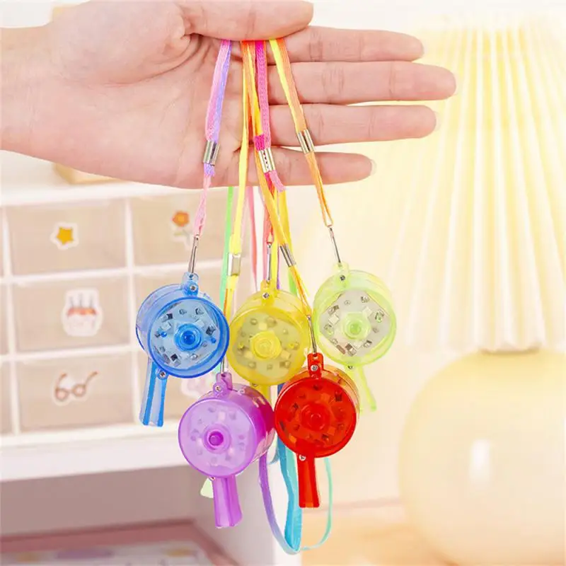 Whistle Simple And Delicate Glowing Whistle Colorful Flash Household Products Flashing Luminous Whistle Fine Workmanship Shine