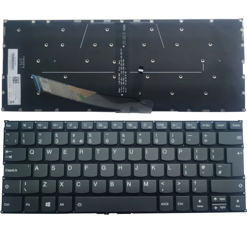 Portátil NUEVO PARA Lenovo IdeaPad Flex 6-14ARR Flex 6-14IKB Teclado del Reino Unido