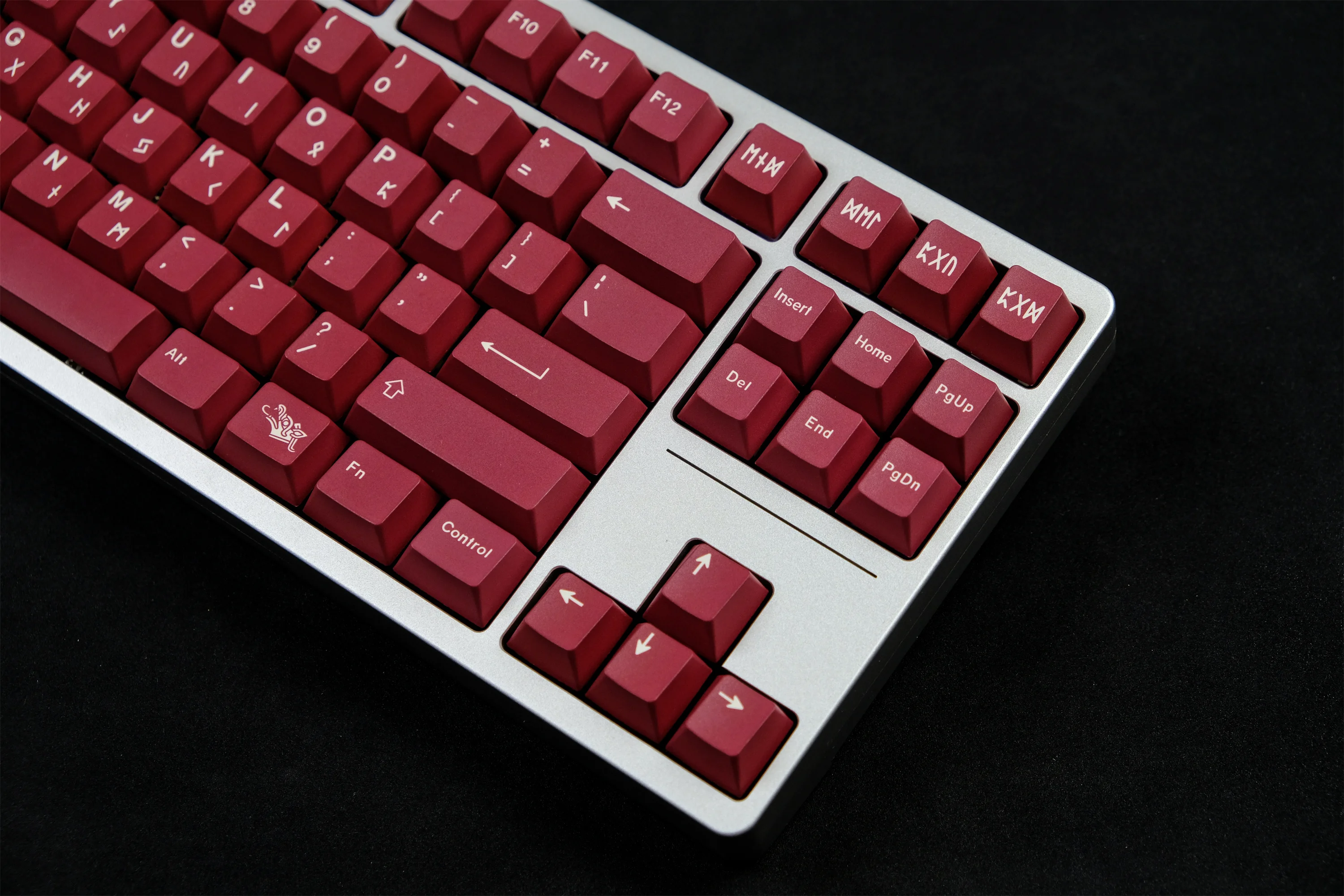 GMK-Tecla de sacrificio de sangre, teclas PBT de 129 teclas, perfil de cereza, DYE-SUB, personalizadas, para teclado mecánico