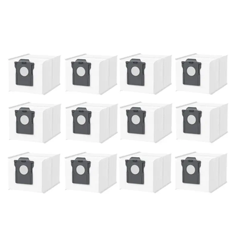 A36T-12 Pcs Dust Bags For Dreame Mova E30 Ultra / Trouver E30 Ultra Sweeper Accessories Built To Last And Work Well