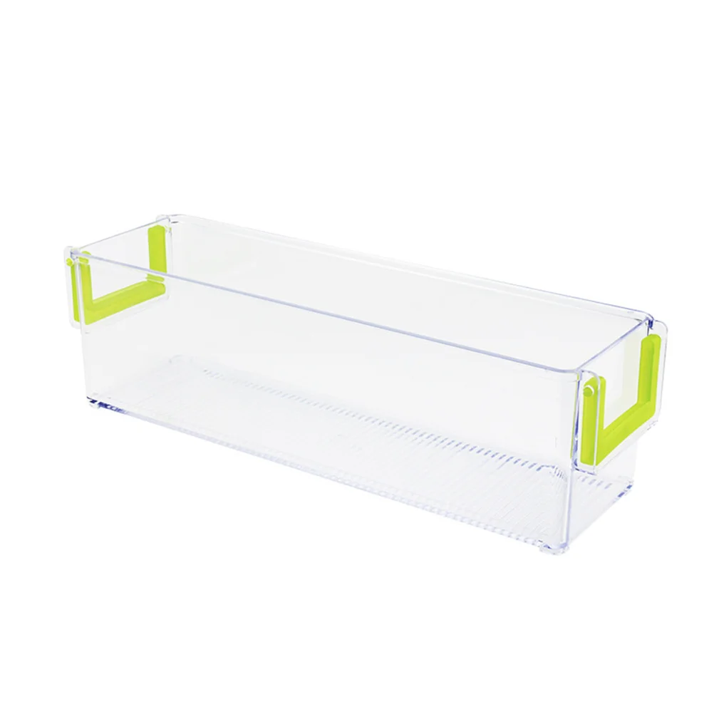 

Transparent Fridge Bin Refrigerator ganizer Storage Box Kitchen Container Bins Shelves Case Beverage Small Size Large Capacity