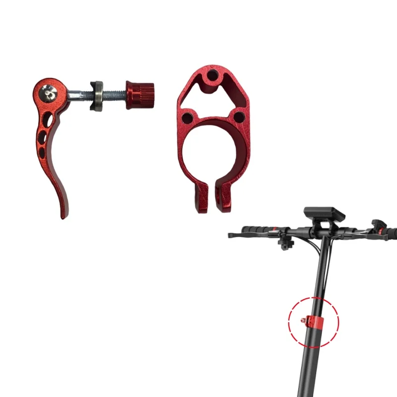 Pièces de scooter iX3 iX4, boucle de verrouillage avec déverrouillage rapide pour scooter électrique iScooter iX3 iX4, dispositif de verrouillage fixe, ensemble de pièces de réparation
