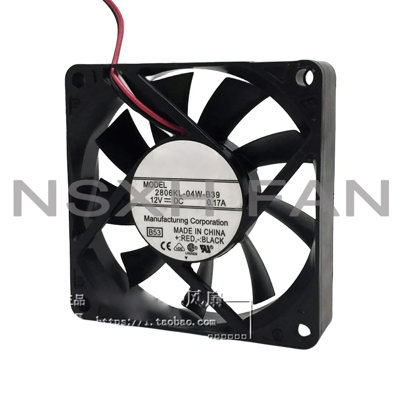 พัดลมทำความเย็นซีพียู DC12V 7015 2806KL-04W-B39ใหม่