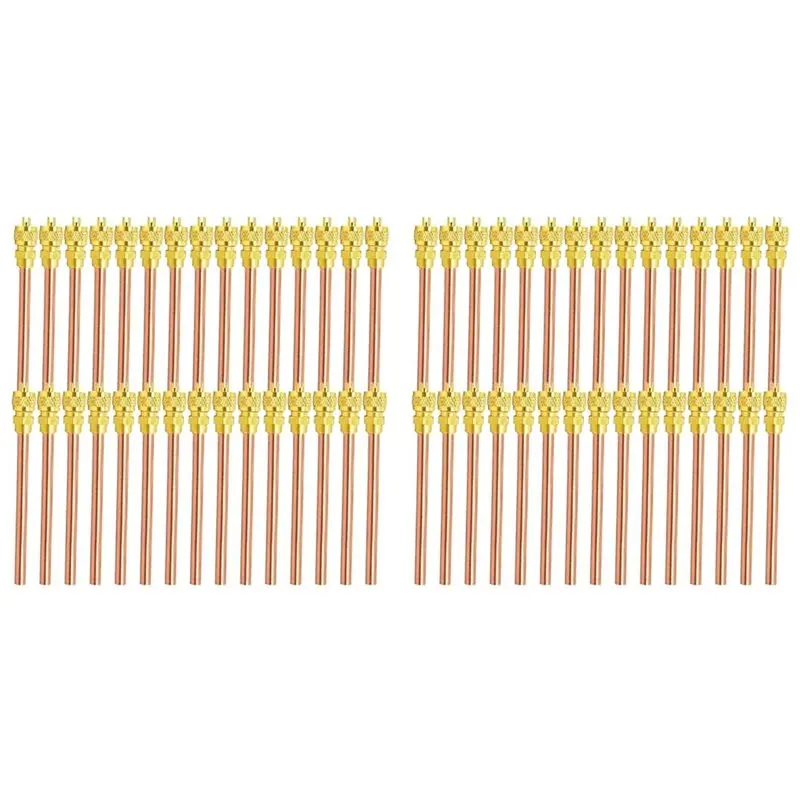 

Комплект сервисных клапанов A25I-60Pcs для холодильников, набор сервисных клапанов для систем кондиционирования и охлаждения с штоковым сердечником