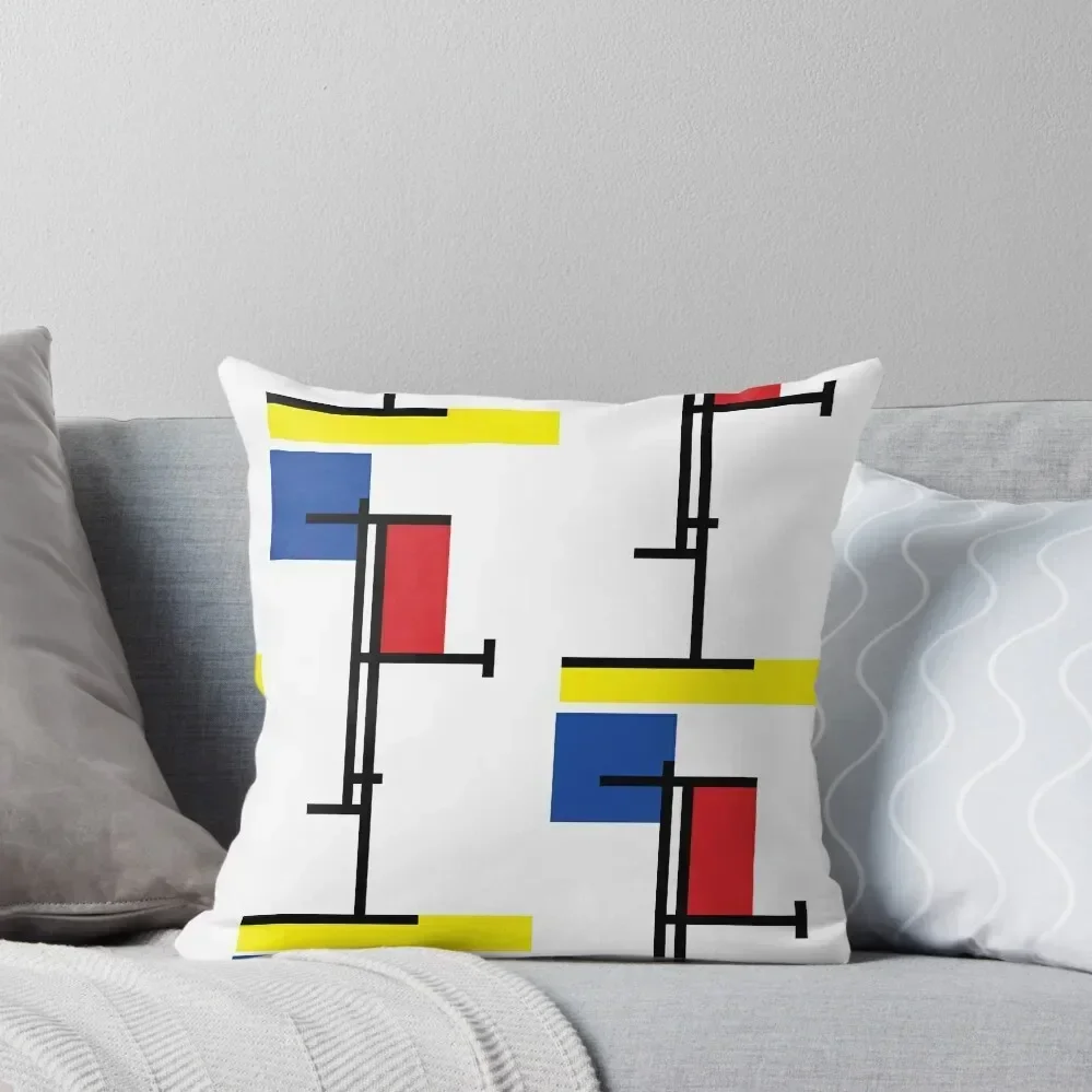 

Mondrian Minimalist De Stijl Modern Art III  fatfatin Throw Pillow Cushion Covers For Living Room Sofa Cushions Covers pillow
