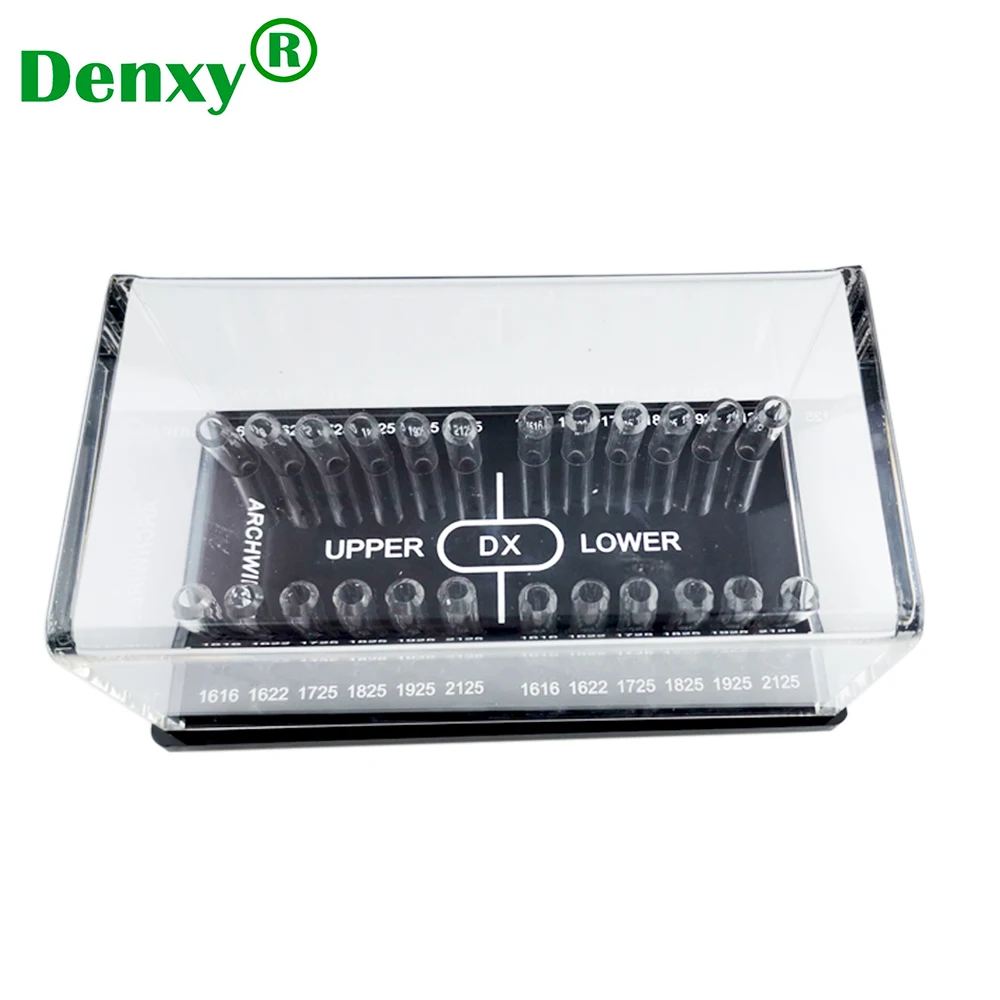 

Denxy A+ Quality Dental Orthodontic Rectangular Archwire box Acrylic Dispenser Placing Box arch wires holder Orthodontic Bracket