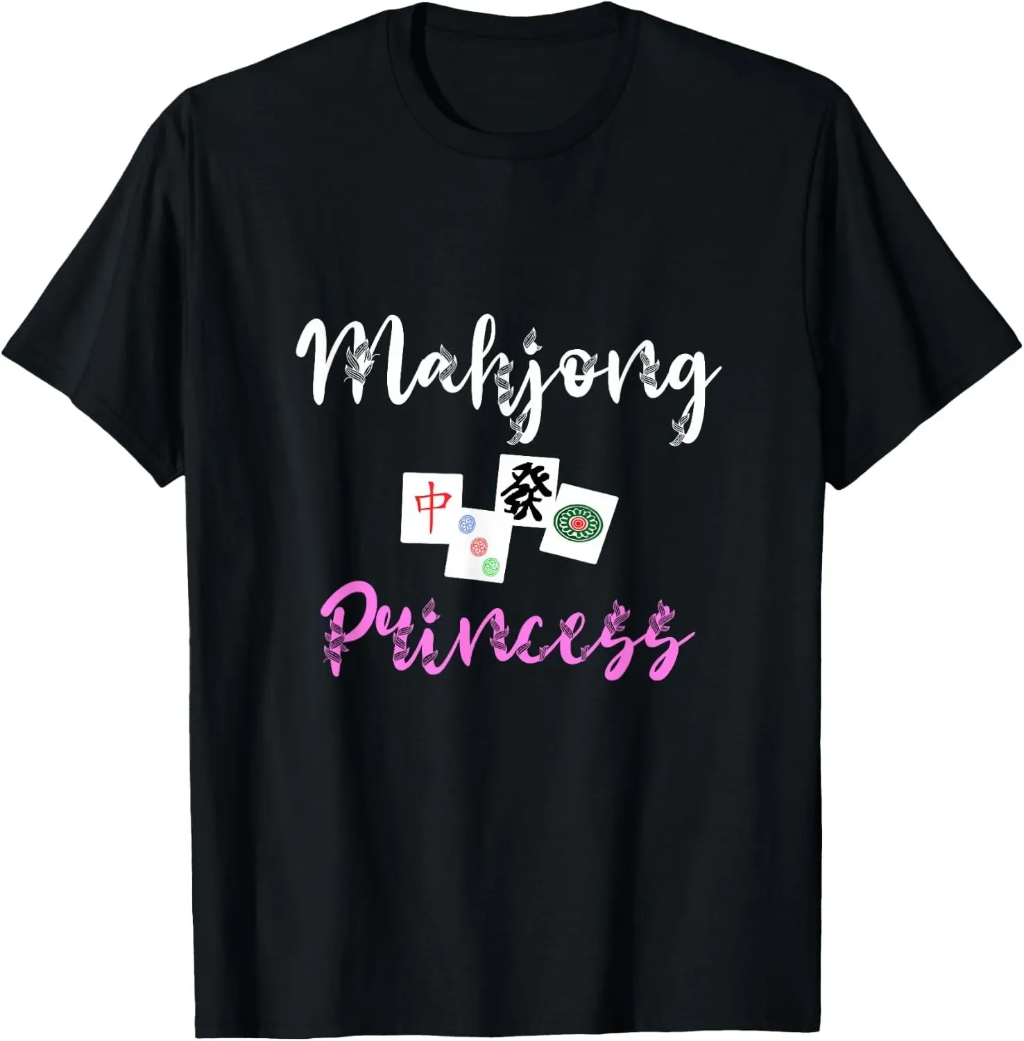 Mah Jongg Sets Vintage Retro Mahjong Women's Oversized T-shirt Print Original Design Gifts TShirts Streetwear Y2k Summer Clothes