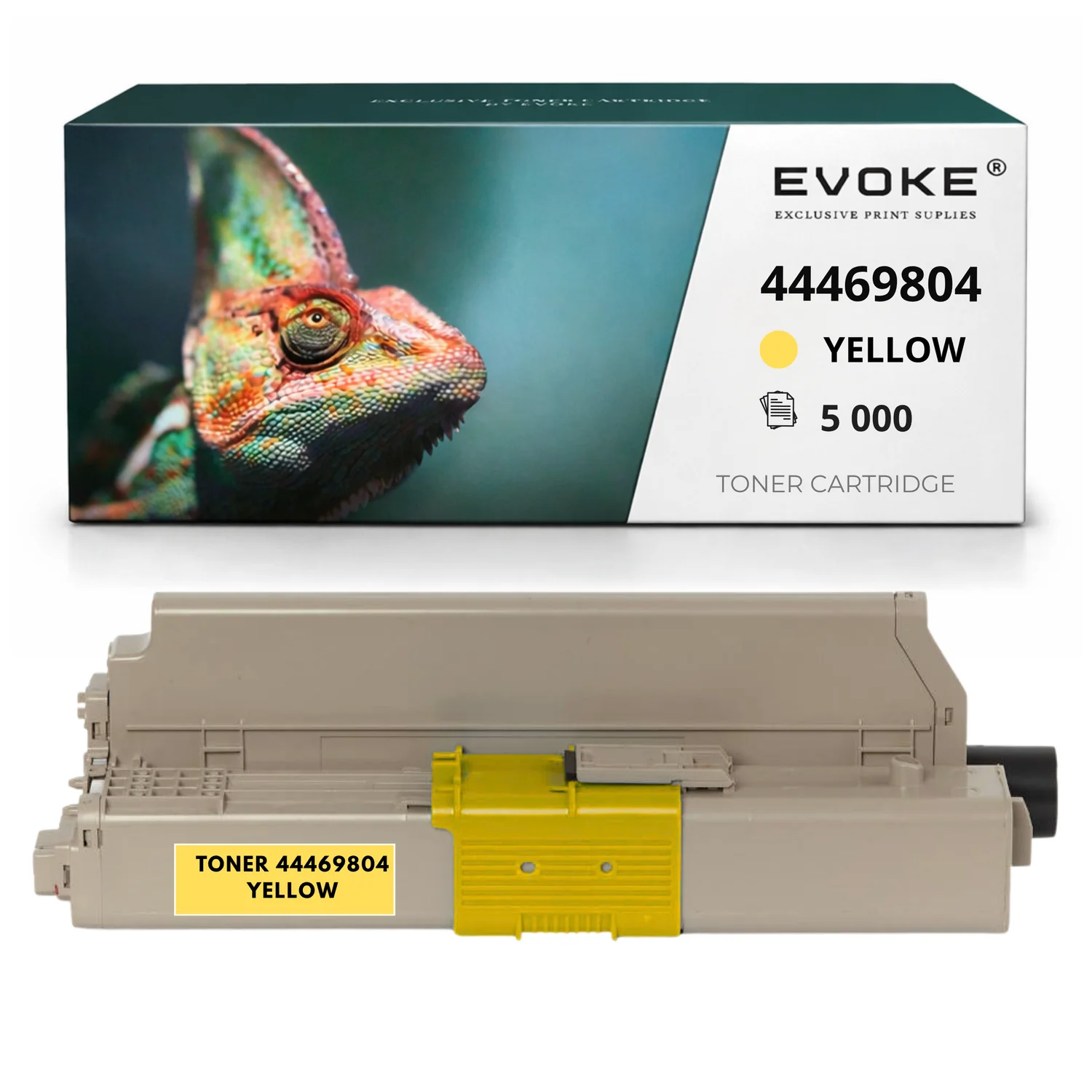 Evoke compatibele toner voor Oki Mc561Dn/C530Dn Mc561Dn/C530Dn 44469722 Geel 5000 pagina's C510Dn C511Dn C530Dn C531Dn Mc561 Mc562Dn