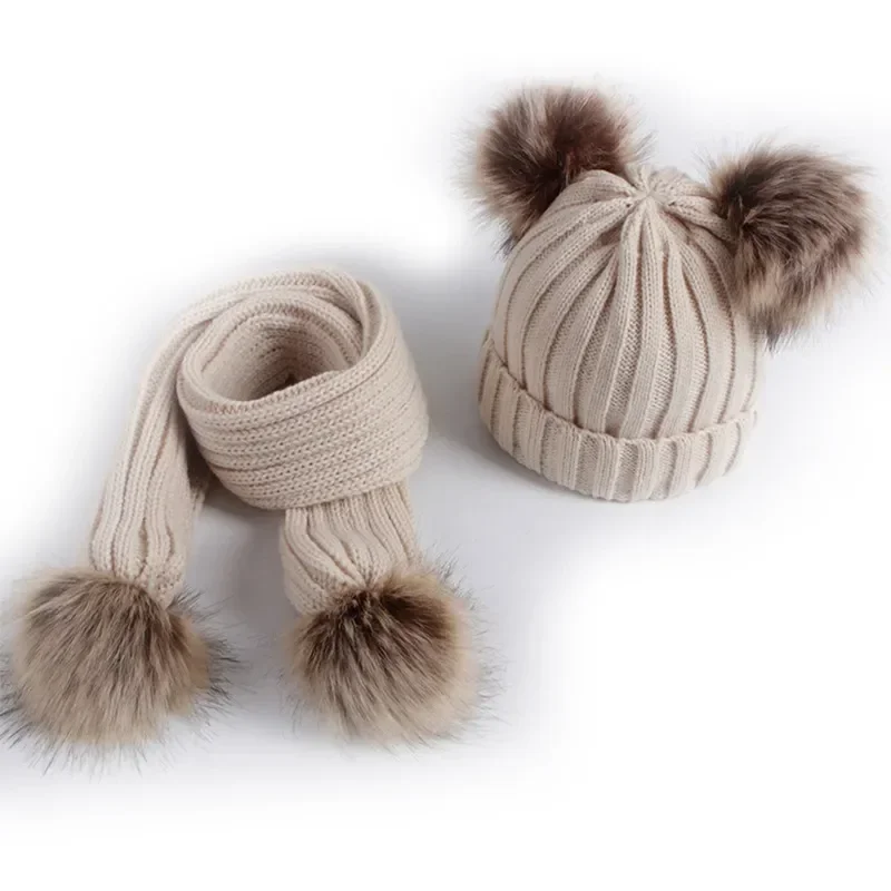 Рисунок 4 - детские зимние вязаные шапки-бини