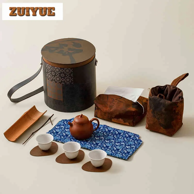 

Purple Clay Teapot Tea Set Complete Set Elegant Tea Ceremony Set Household Tea Brewing Teapot And Tea Cup Set Cafes Collection
