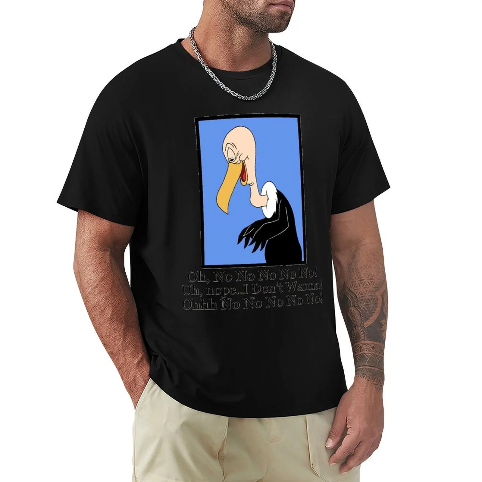 Beaky Buzzard Cartoon No No T-Shirt shirts graphic sublime anime t shirts mens graphic t-shirts pack