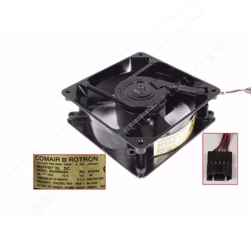 

W FOR Comair Rotron MD48B6QDL DC 48V 0.12A 120x120x38mm Server Cooling Fan