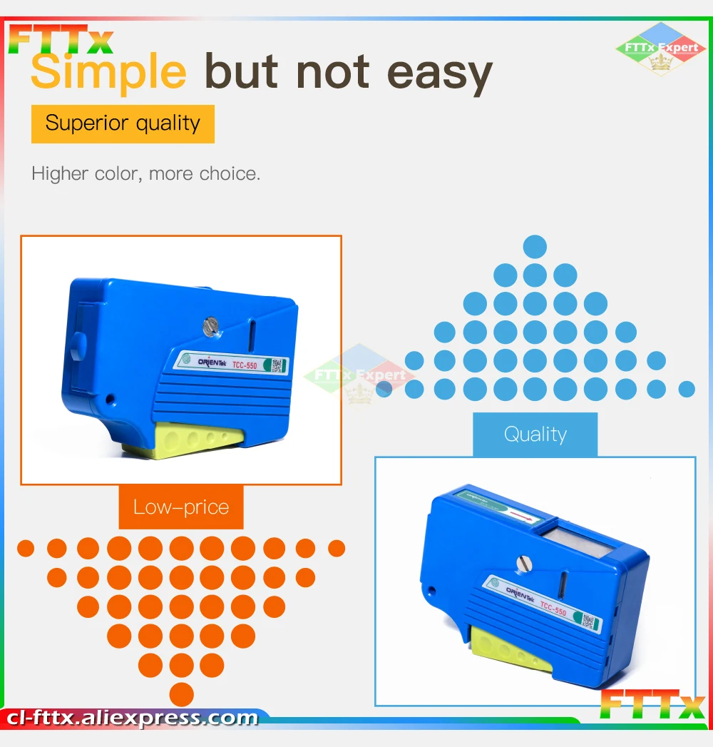 Fiber Optic Cleaning box, Fiber Optic Connector Cleaner, Fiber Optic Connector Cleaning Cassette SC/FC/ST/LC/MU 500 times