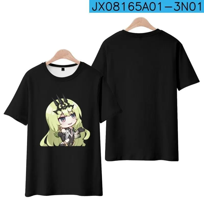 T-shirt à manches courtes et col rond pour hommes et femmes, Honkai Impact 3, impression 3D, t-shirts graphiques drôles, costume de cosplay Aature Ius, mode estivale